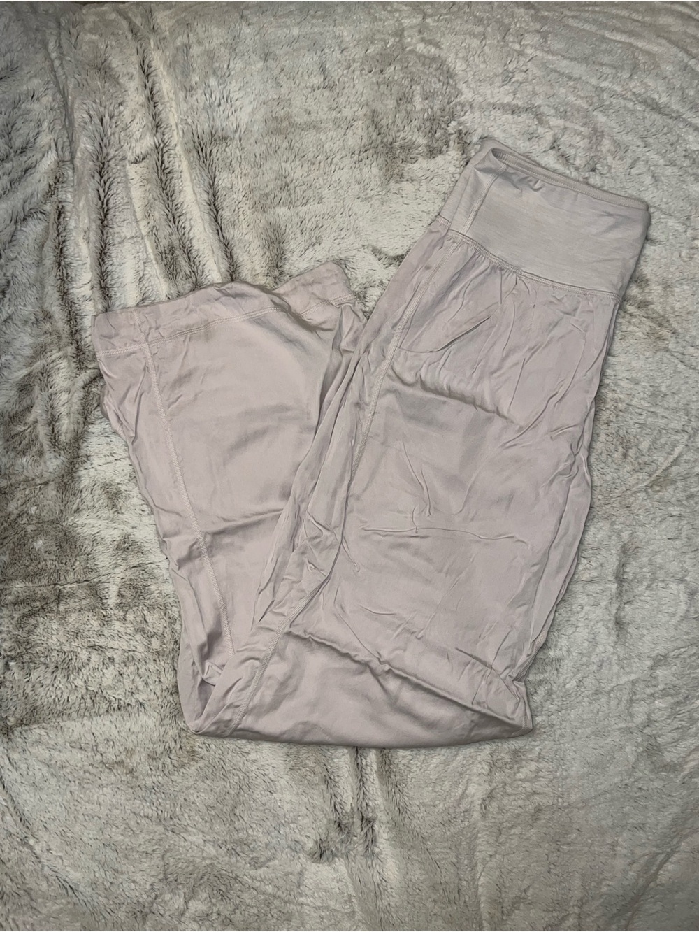 Lululemon Soft Light Cream Lounge Pants